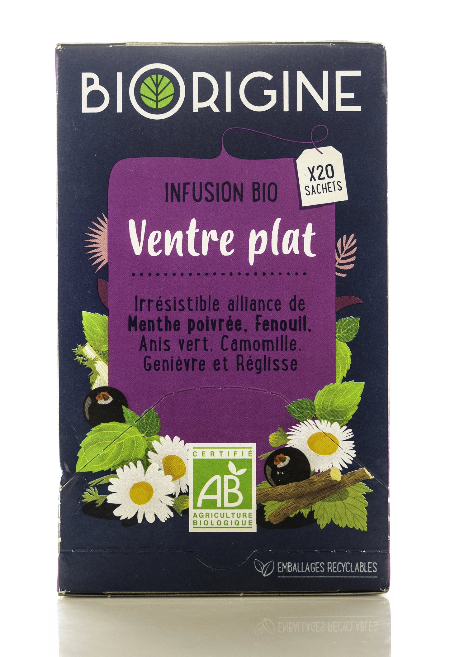 Biorigine Ventre Plat Tea 20 Sachets