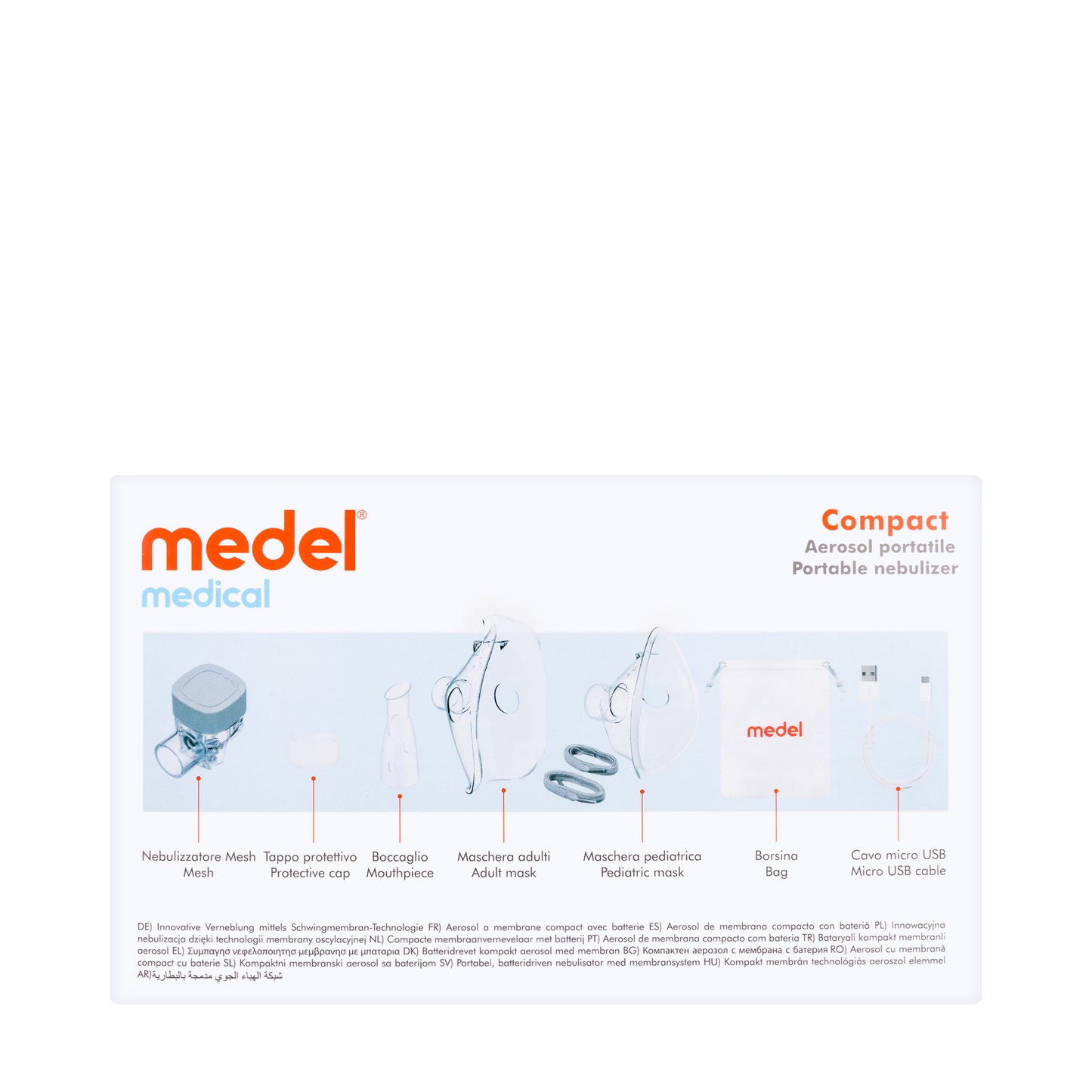 Medel Compact Portable Nebulizer[95280]