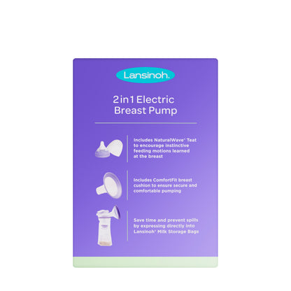 Lansinoh 2-in-1 Double Electric Breast Pump