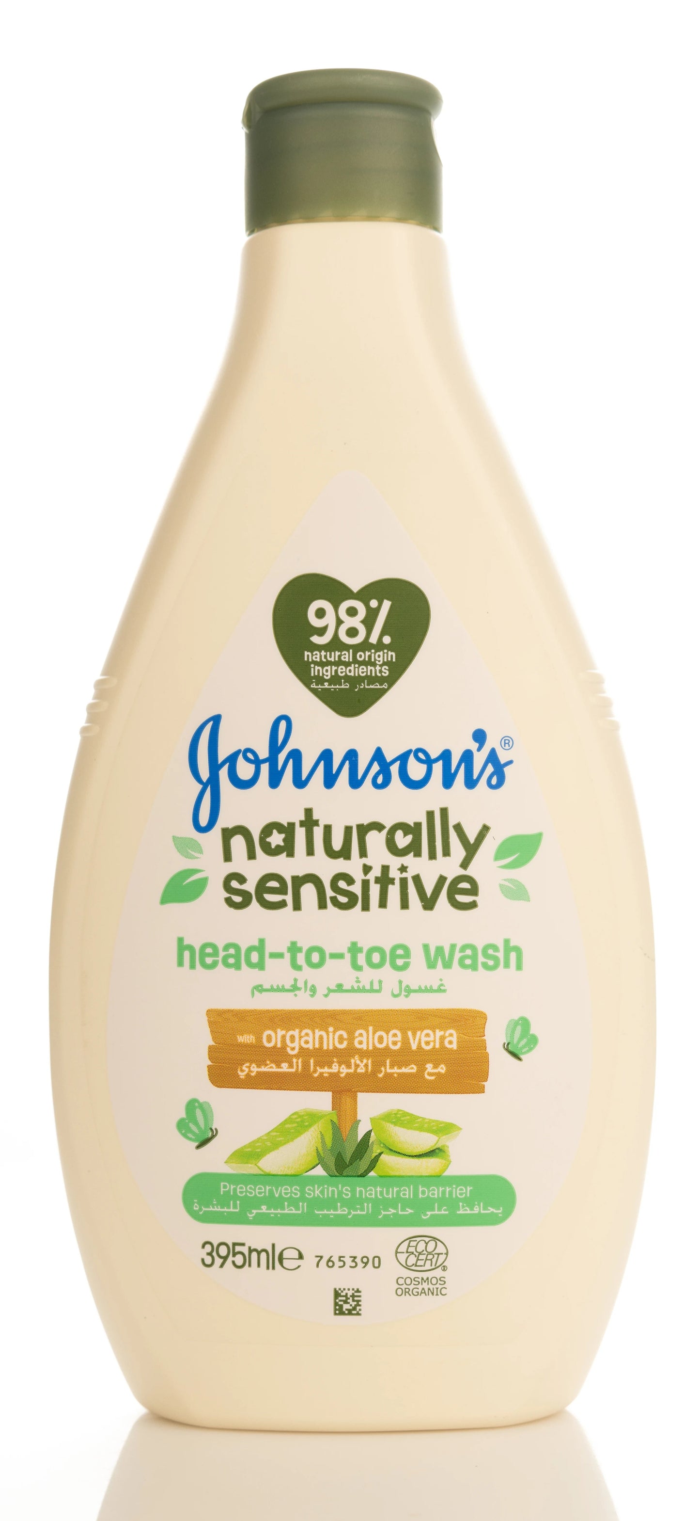 Johnson And Johnson Naturally Sensitive Head-Toe Wash 395 Ml