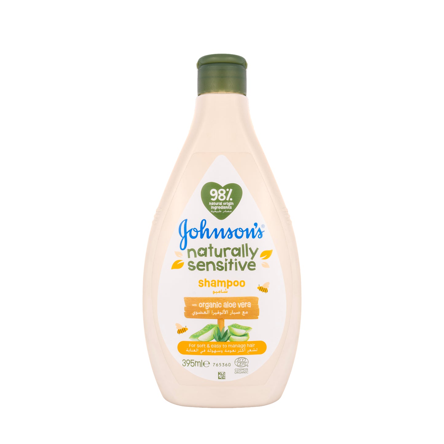 Johnson And Johnson Naturally Sensitive shampoo[ Aloe Vera] 395 Ml