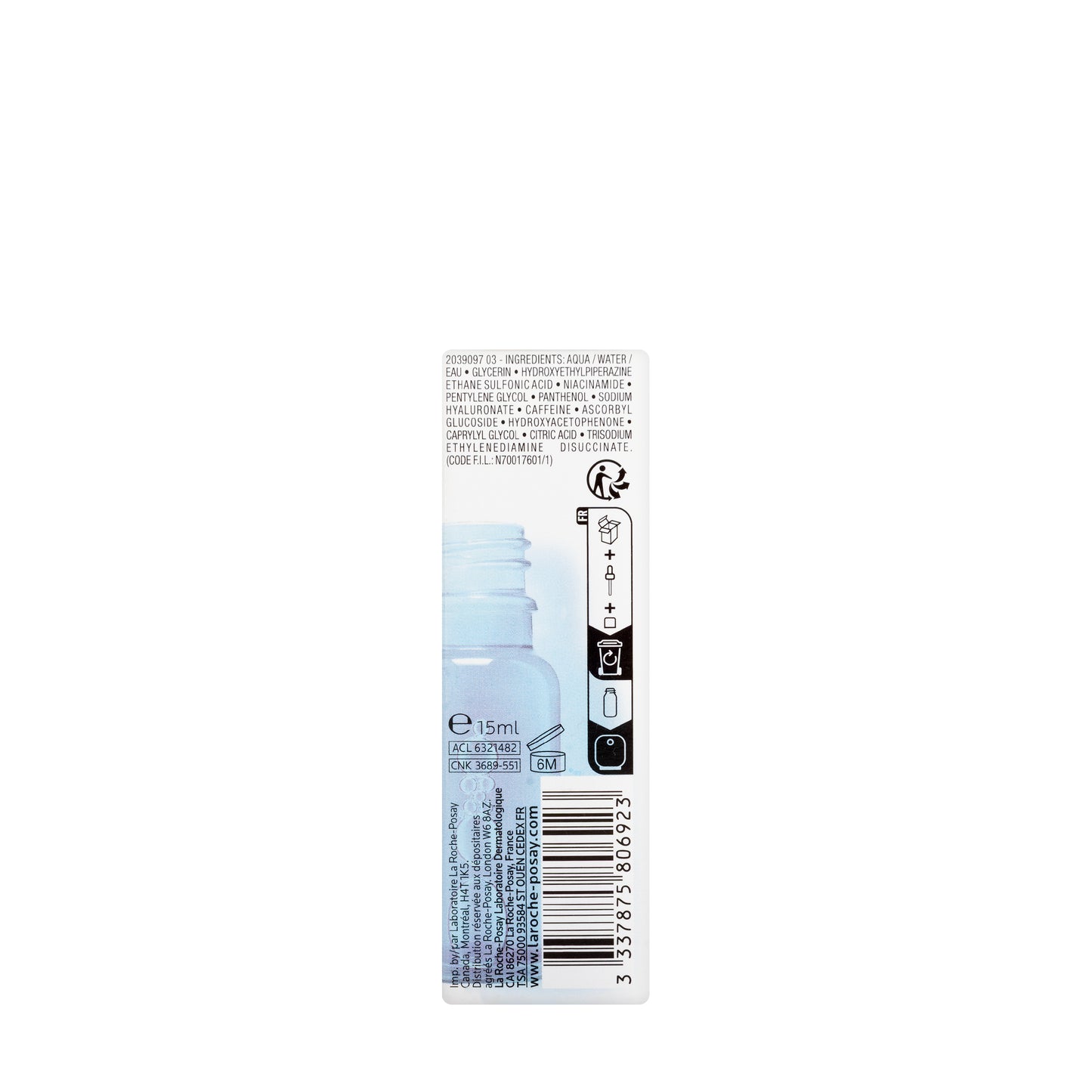 La Roche-Posay  Hyaluronic Acid B5 Eye Serum 15 Ml