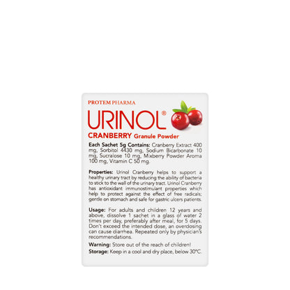 Urinol Cranberry 5gmx10Sachets