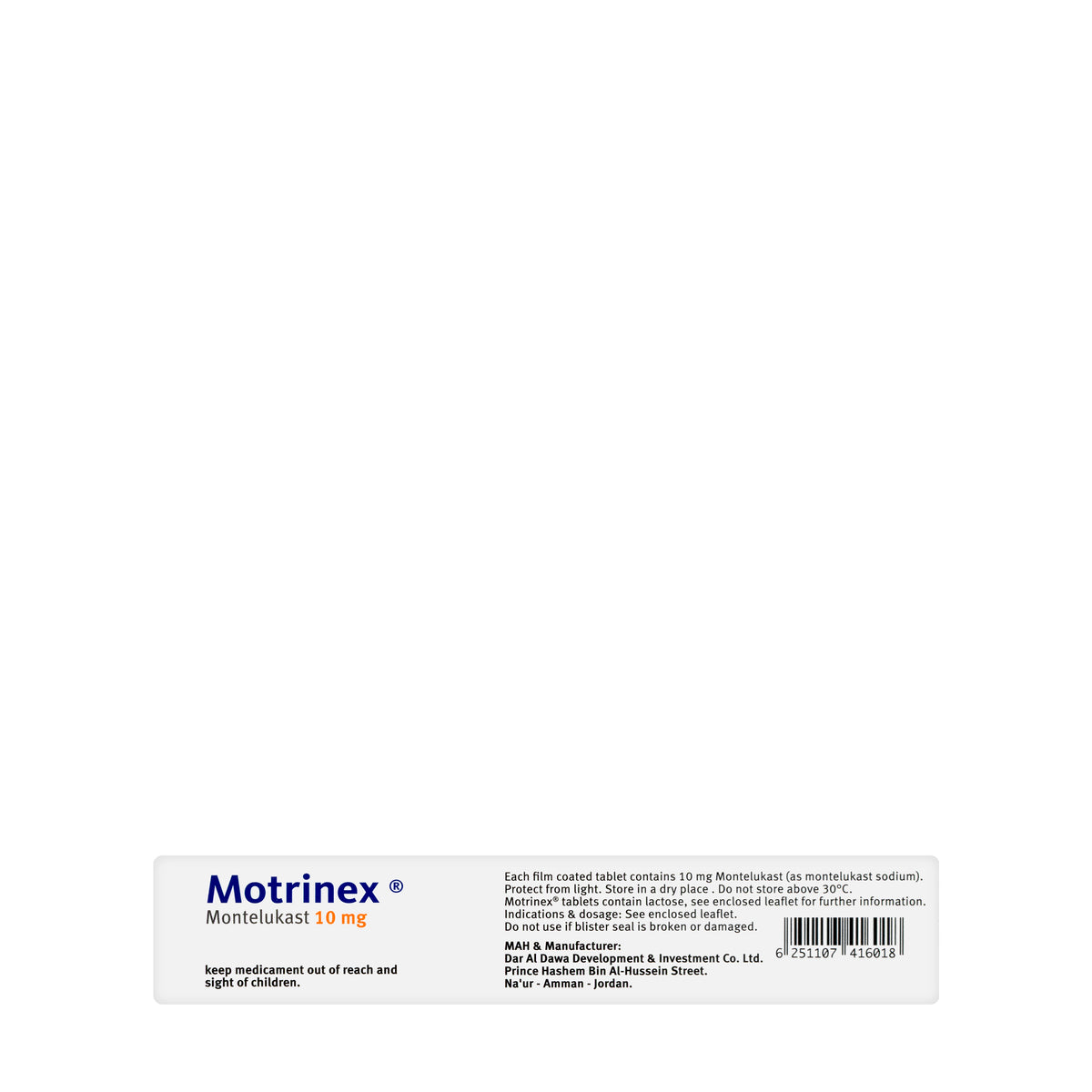 Motrinex 10Mg 30 Tablets
