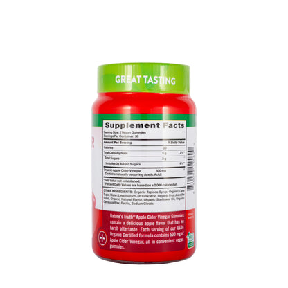 Nature’s Truth Organic Apple Cider Vinegar 60Gummies