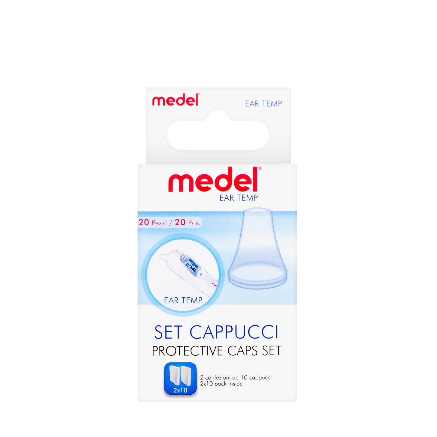 Medel Ear Temp Caps 20 Pieces