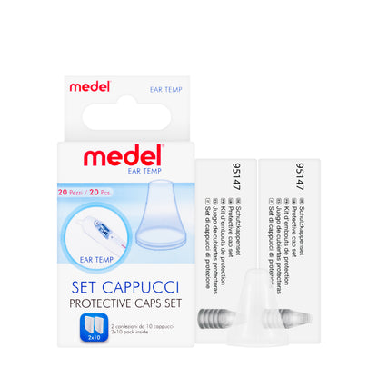 Medel Ear Temp Caps 20 Pieces