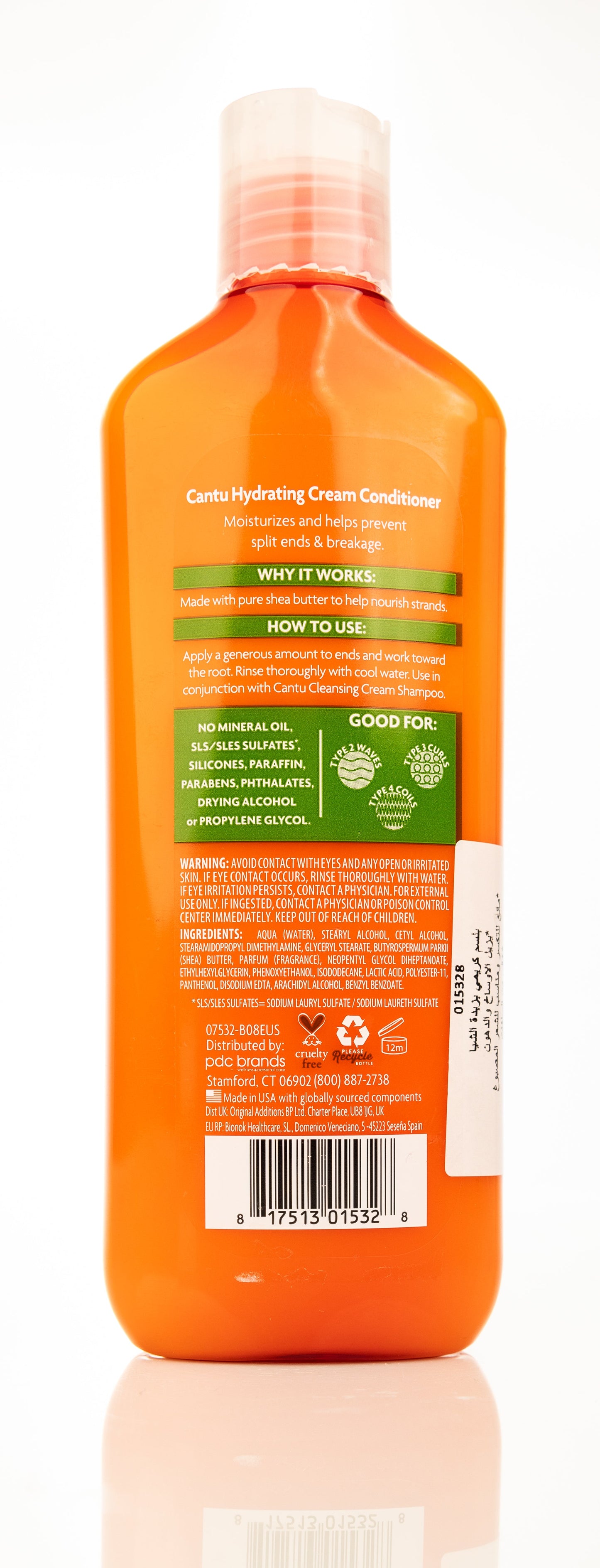 Cantu Shea Butter Sulfate-Free Hydrating Cream Conditioner 400 Ml
