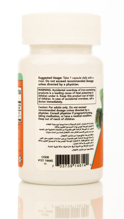 Now Iron 36mg 30 Veg Capsules