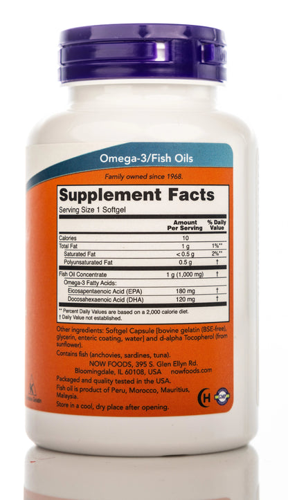 Now Omega-3 90 Softgels