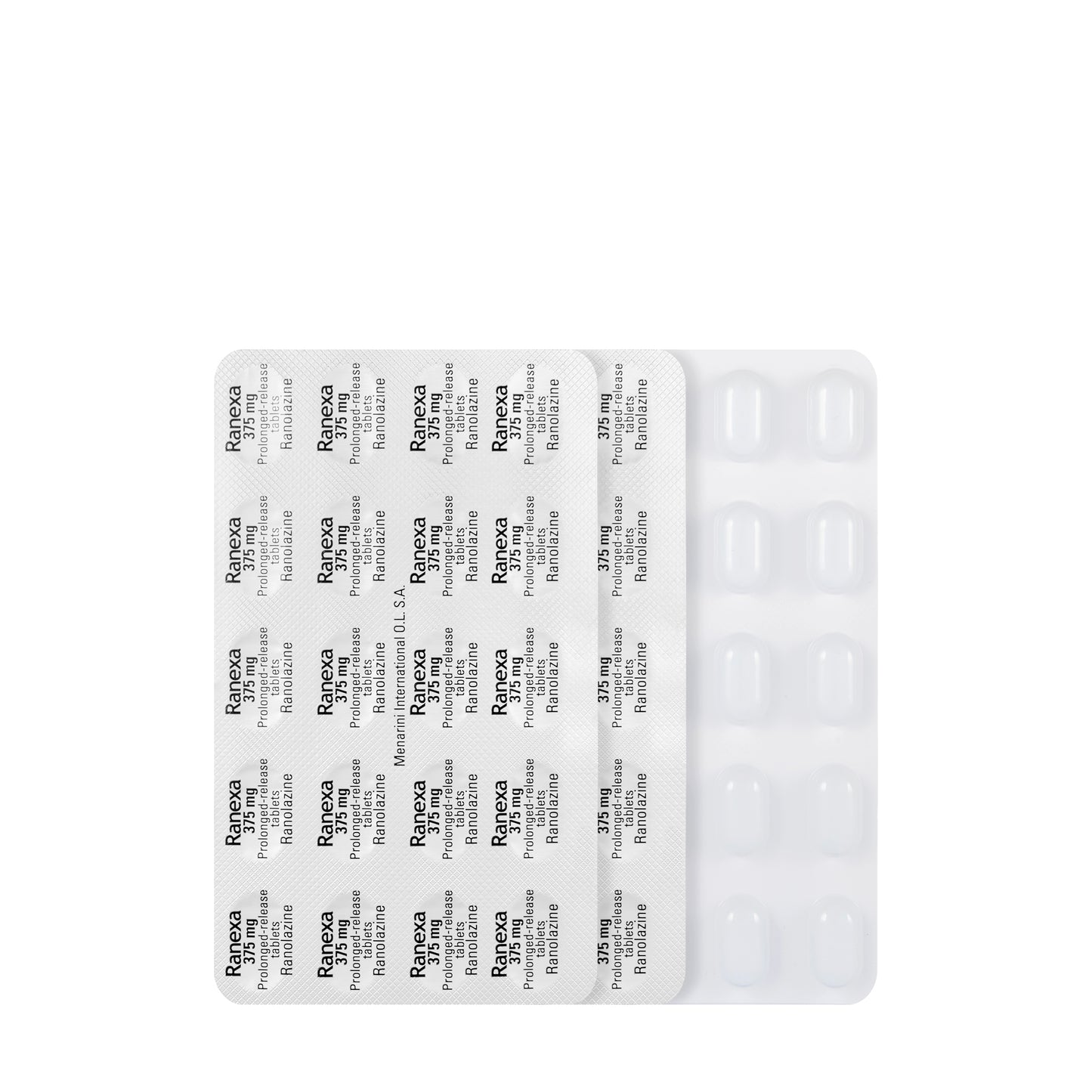 Ranexa 375Mg Pr 60 Tablets