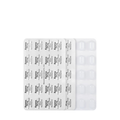 Ranexa 375Mg Pr 60 Tablets