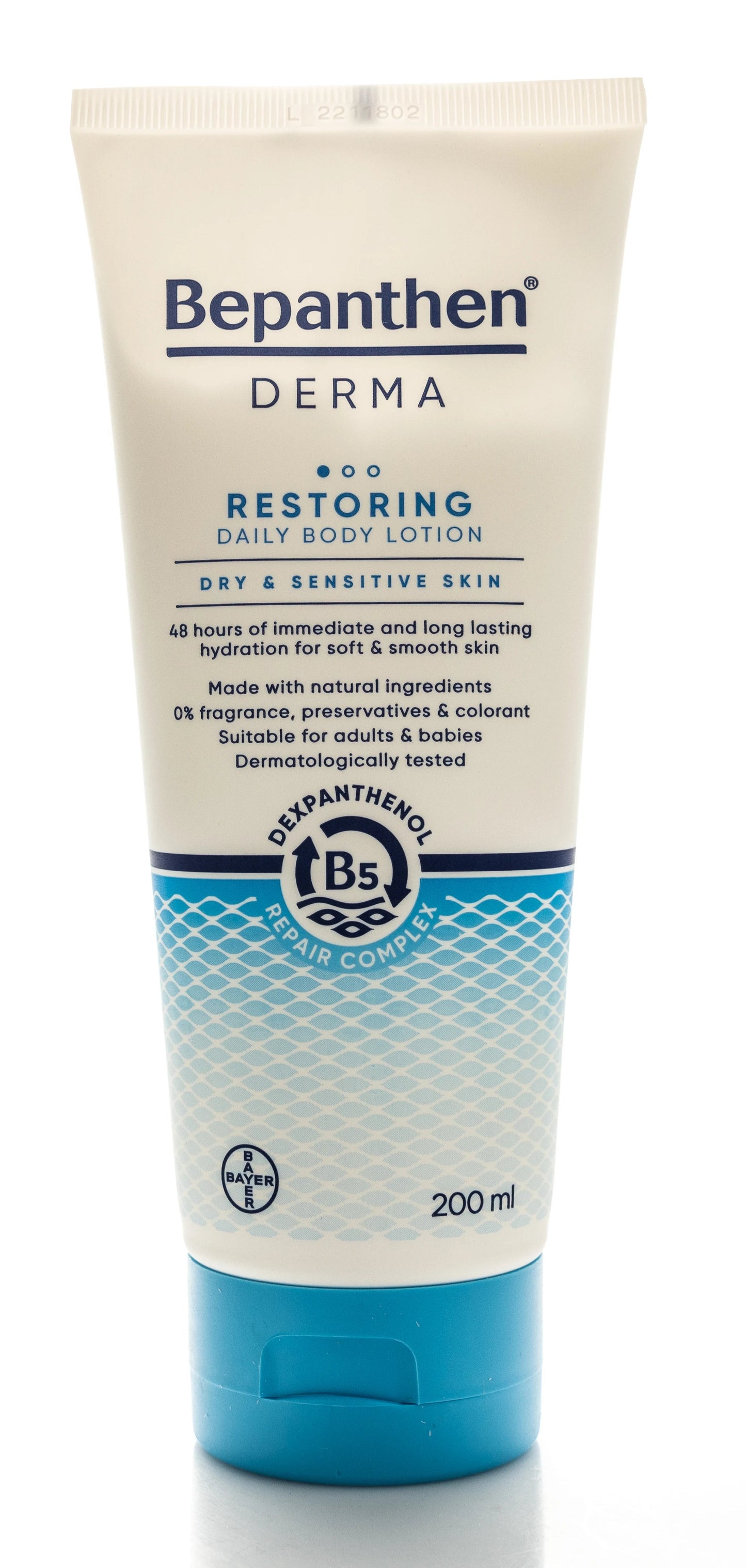 Bepanthen Derma Restoring Daily Body Lotion Dry & Senstive Skin 200 Ml