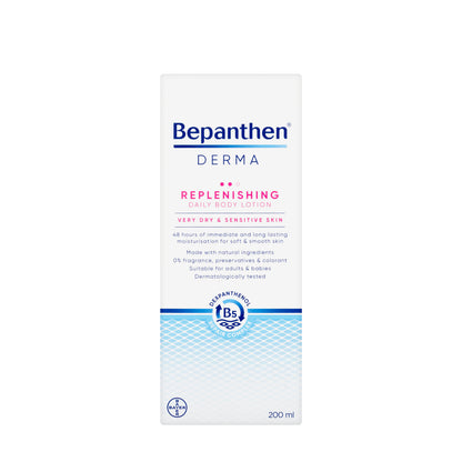 Bepanthen Derma Replenishing Daily Body Lotion Very Dry & Senstive Skin 200 Ml