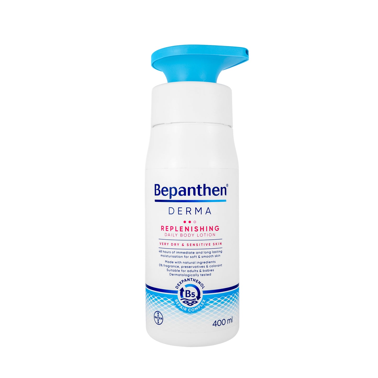 Bepanthen Derma Replenishing Daily Body Lotion Very Dry & Senstive Skin 400 Ml