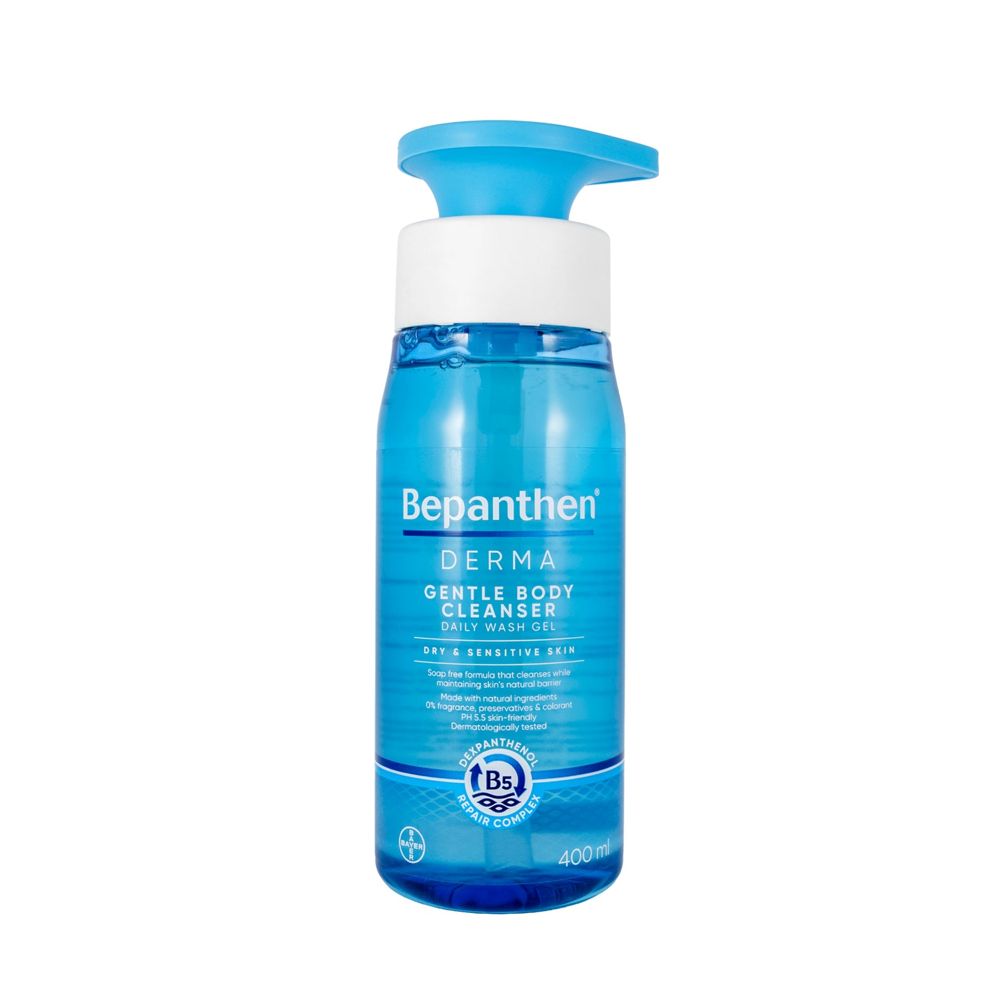 Bepanthen Derma Gentle Body Cleanser Gel Dry & Senstive Skin 400 Ml