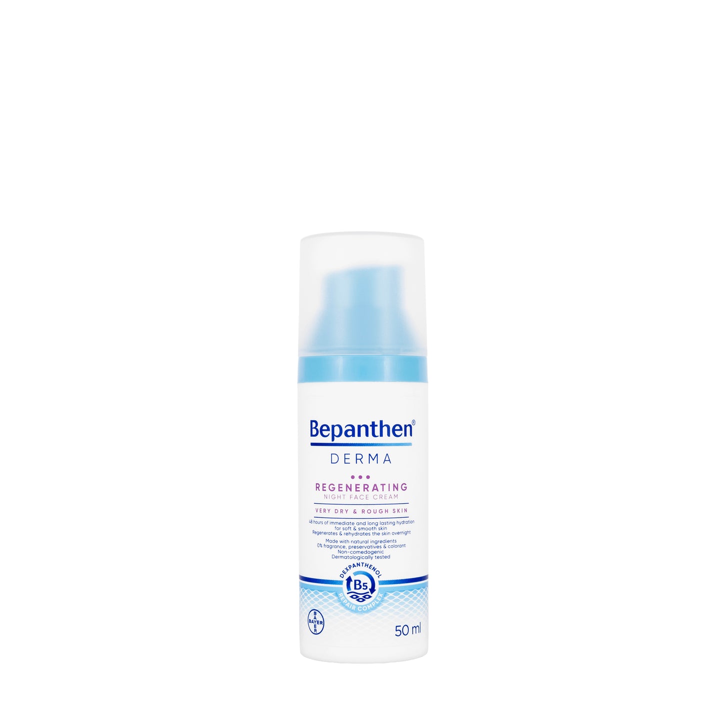 Bepanthen Derma Regenerating Night Face Cream Very Dry & Rough Skin 50 Ml