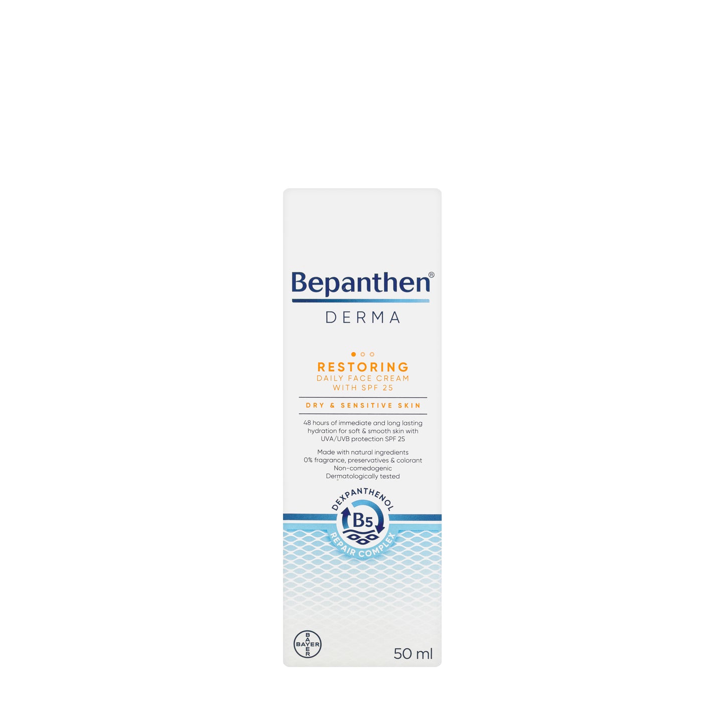 Bepanthen Derma Restoring SPF 25 Daily Face Cream Dry & Senstive Skin 50 Ml