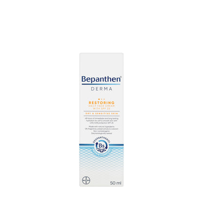 Bepanthen Derma Restoring SPF 25 Daily Face Cream Dry & Senstive Skin 50 Ml