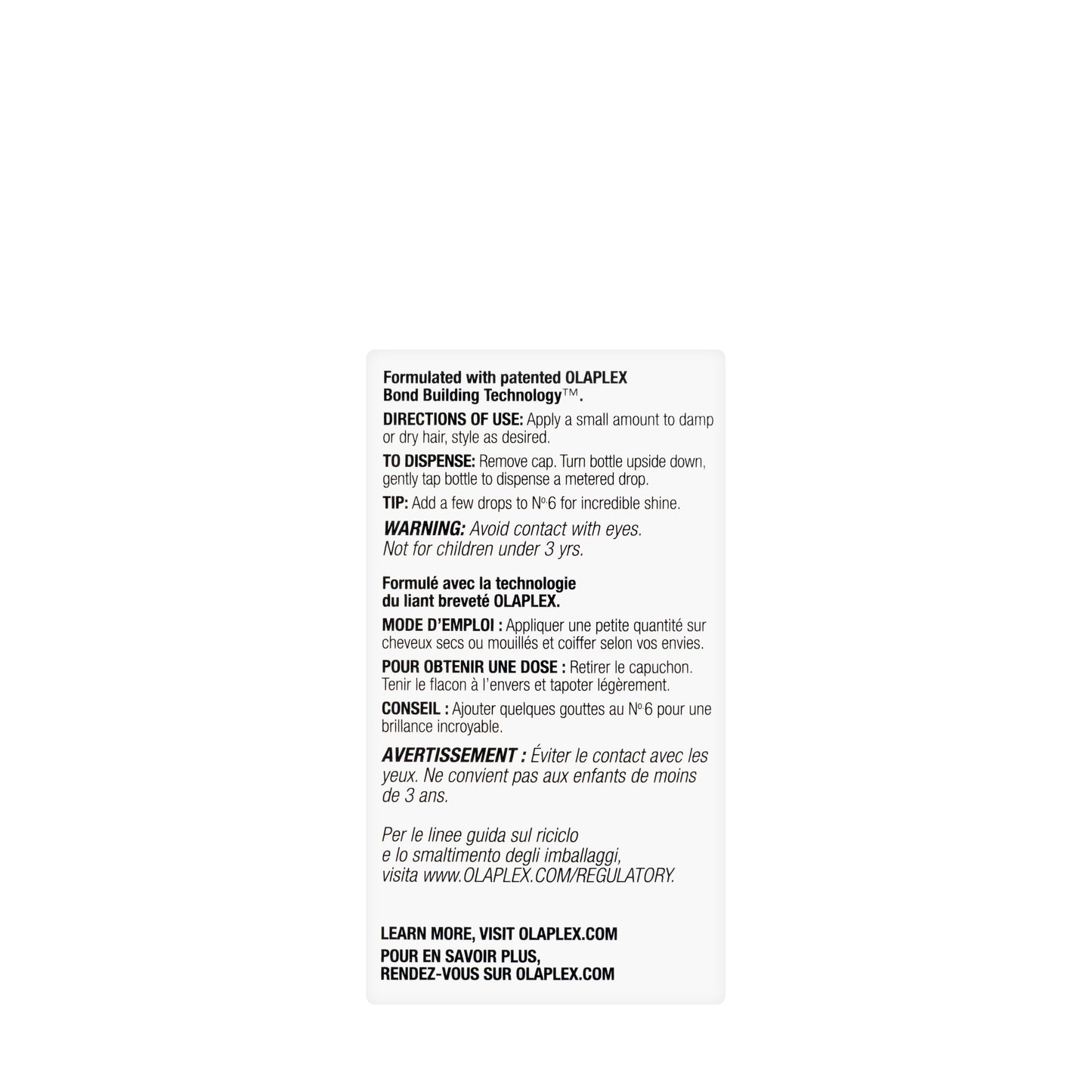 Olaplex No.7 Bonding Oil 30 ml