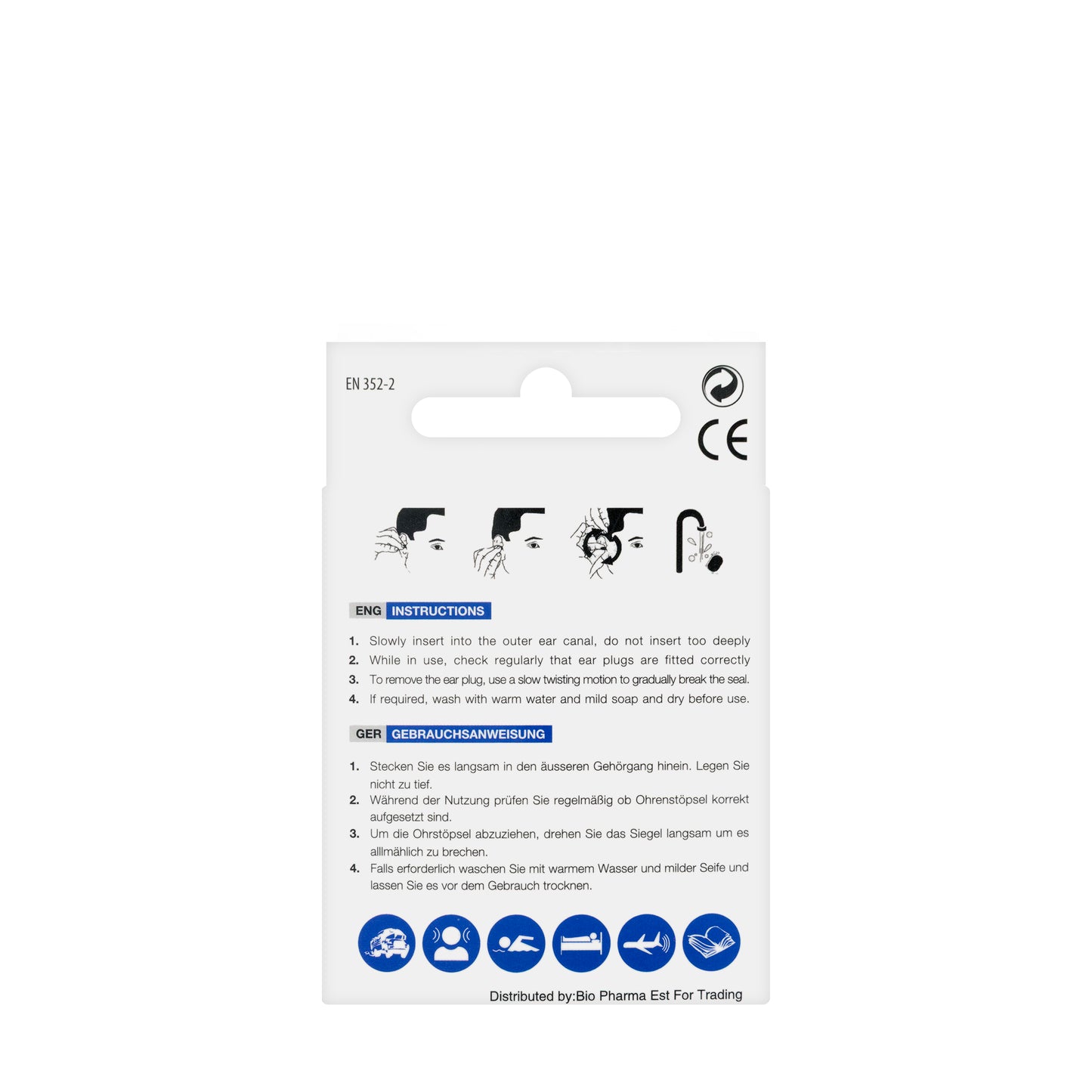 Be-Quiet Silicone Ear Plugs 3 Pairs