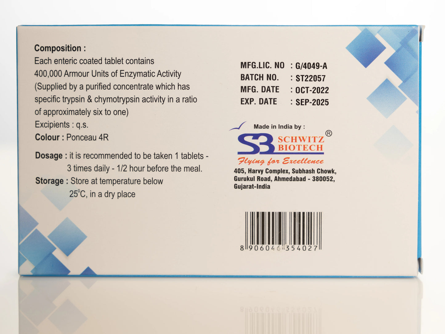 Zymotac 400Mg 10Tablets