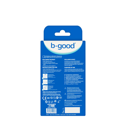 B-Good Transparent Pu Wound Dressing 5X7.5Cm 10 Pieces