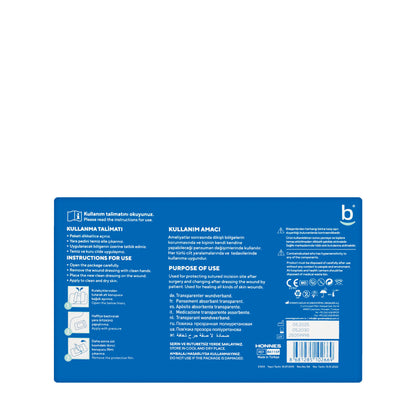 B-Good Transparent Pu Wound Dressing 9X15Cm 5 Pieces