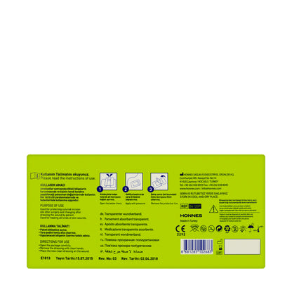 B-Good Transparent Pu Wound Dressing 9X20Cm 5 Pieces