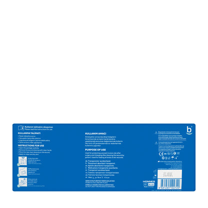 B-Good Transparent Pu Wound Dressing 9X30Cm 5 Pieces