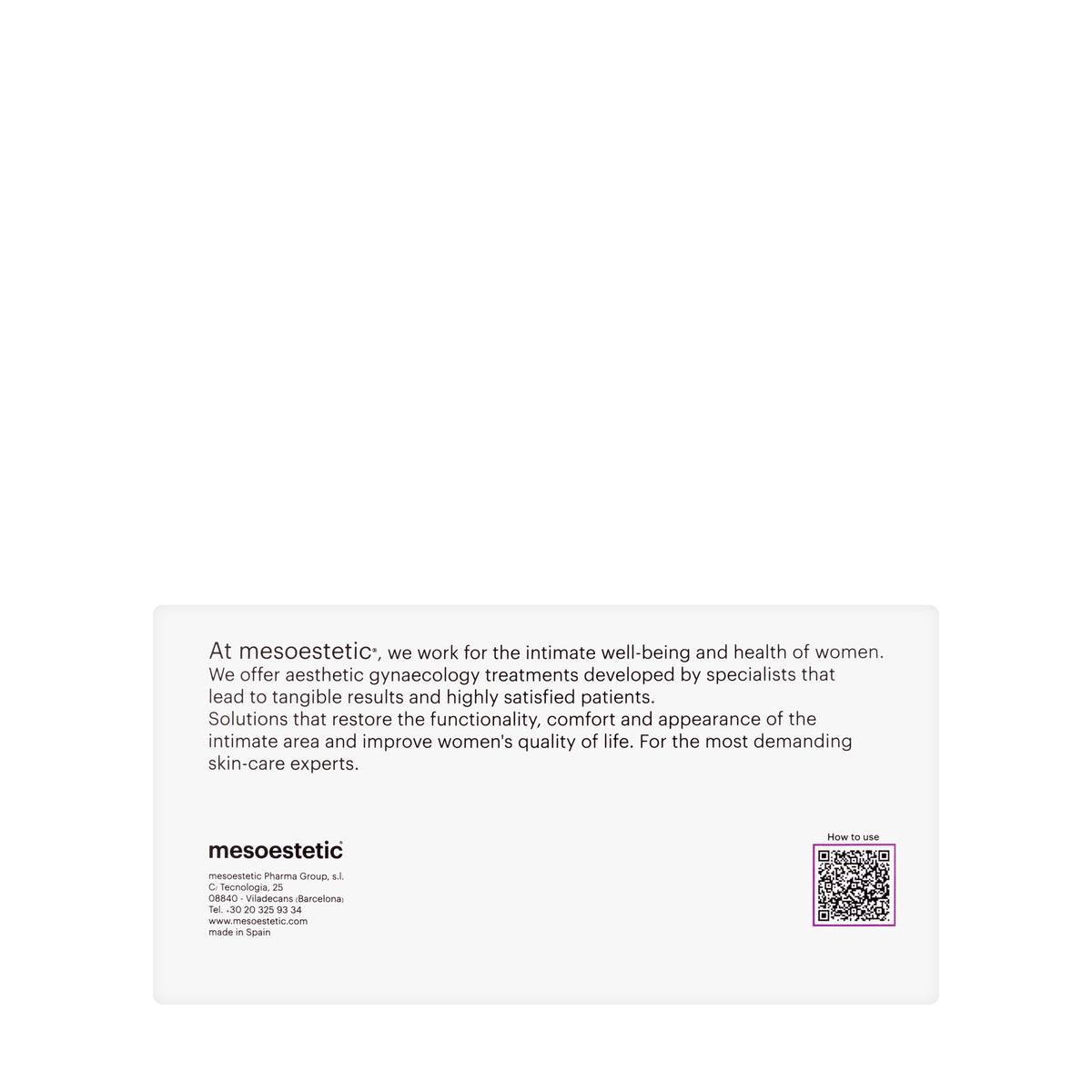 Mesoestetic Dermamelan Intimate Home Pack