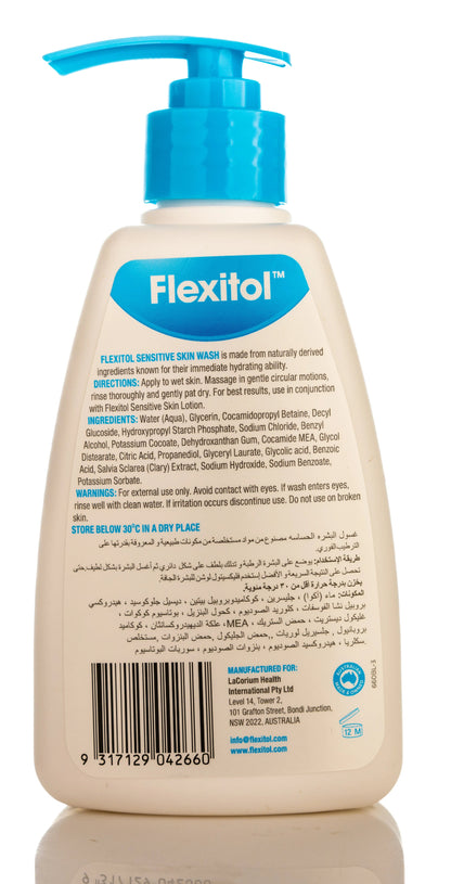 Flexitol Hajj and Umrah Care Set (Sensitive Skin Set)  Sensitive Skin Wash + Lotion