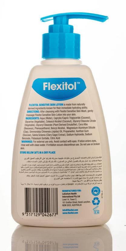 Flexitol Hajj and Umrah Care Set (Sensitive Skin Set)  Sensitive Skin Wash + Lotion