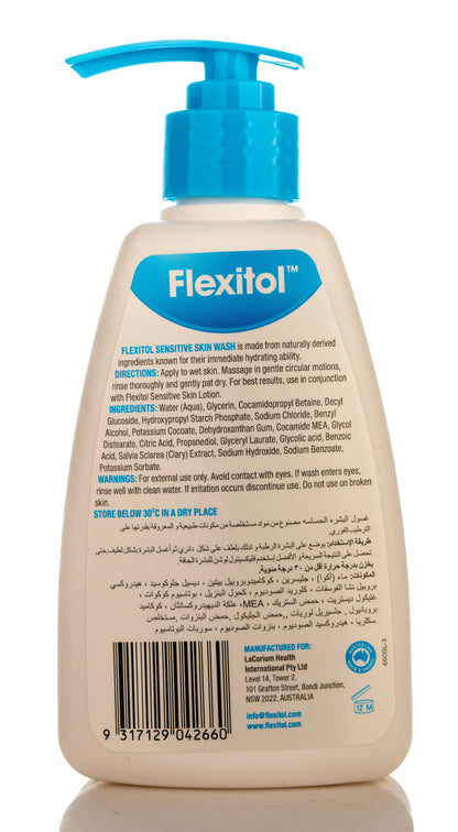 Flexitol Hajj and Umrah Care Set (Sensitive Skin Set)  Sensitive Skin Wash + Lotion
