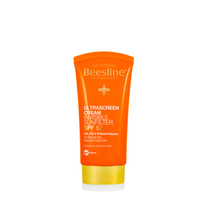 Beesline Ultrascreen SPF 50 Cream Invisible Sunfilter 60 Ml 1+1 Offer Pack