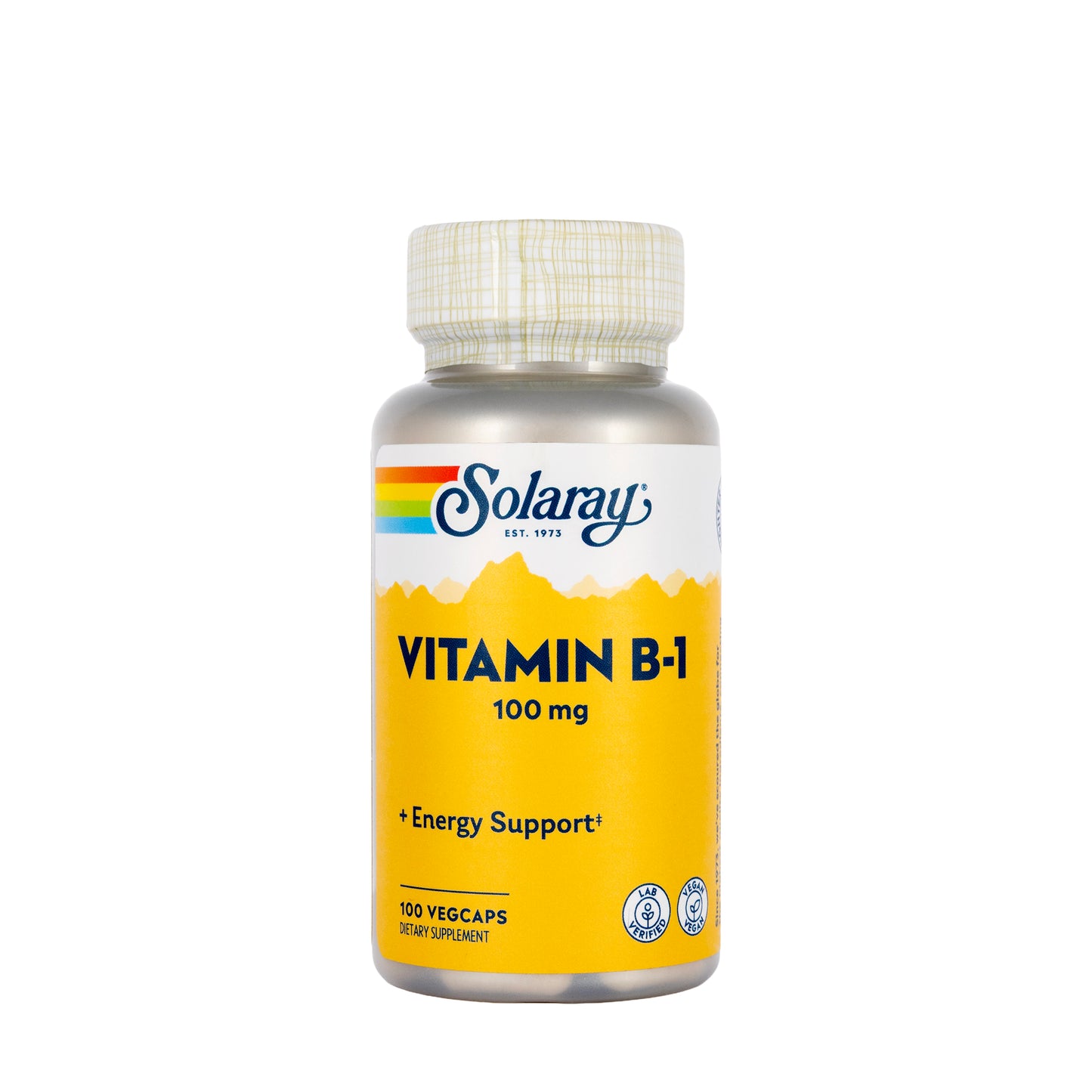 Solaray Vitamin B-1 100mg 100 Capsules