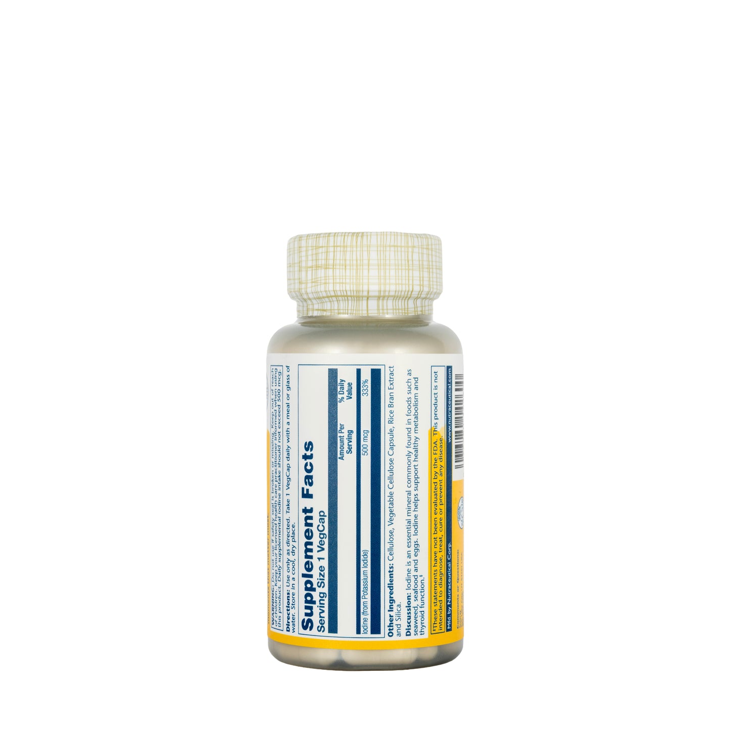 سولاري آيودين 500 مكجم 30 كبسولة