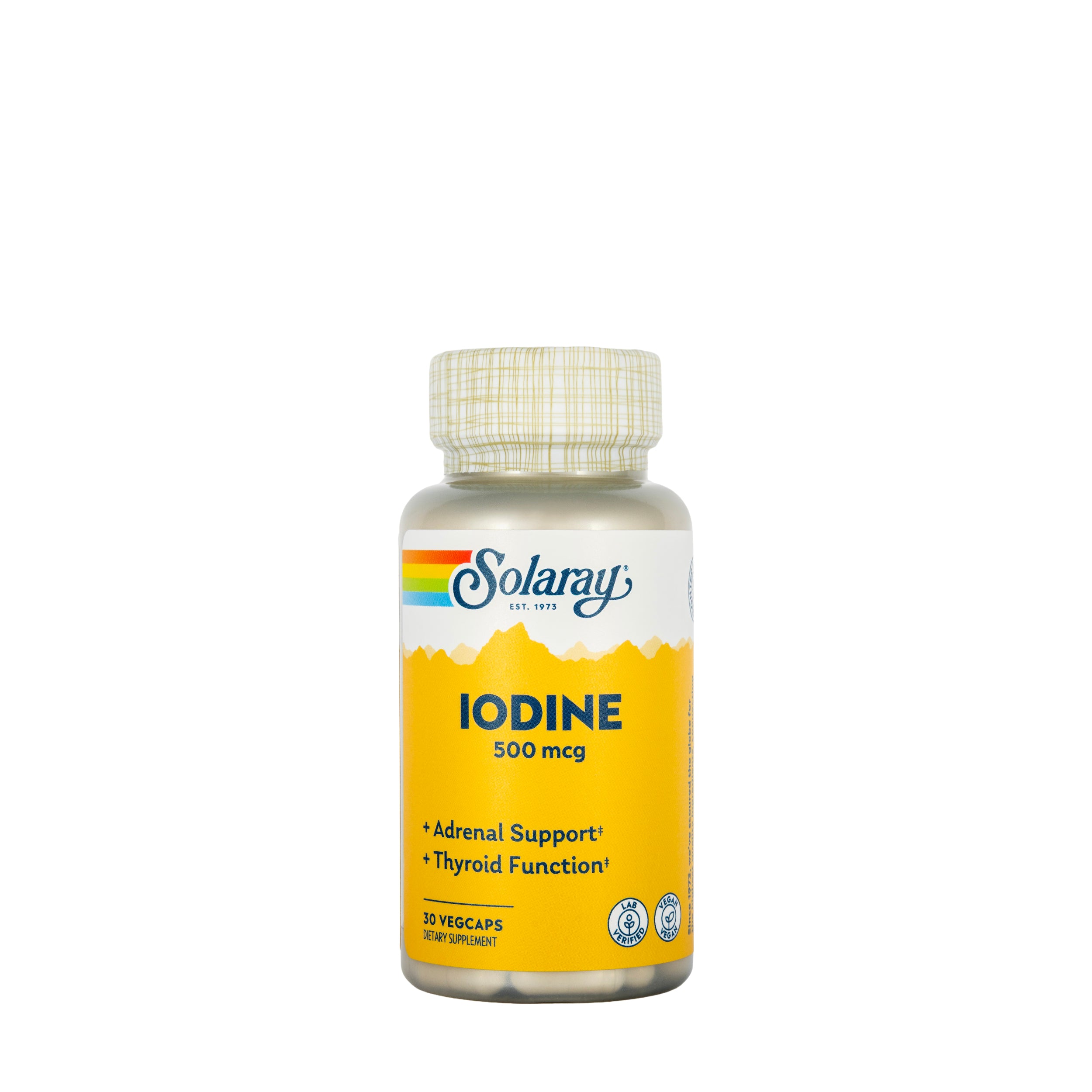 Solaray Iodine 500mcg 30 Capsules