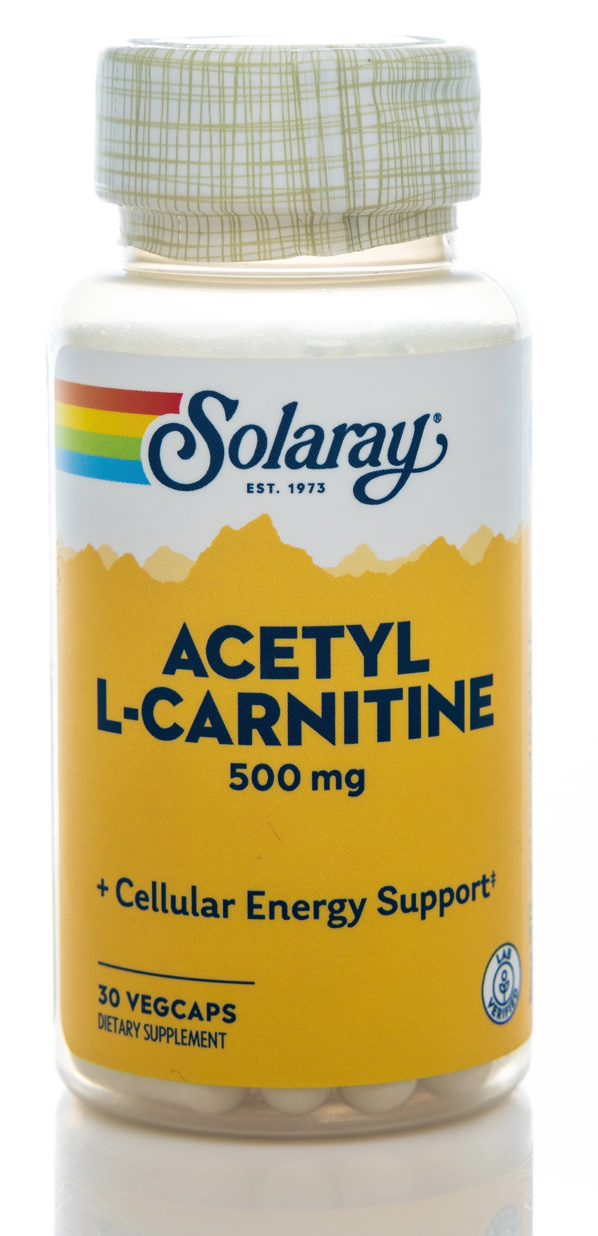 Solaray Acetyl L-Carnitine 500mg 30 Capsules