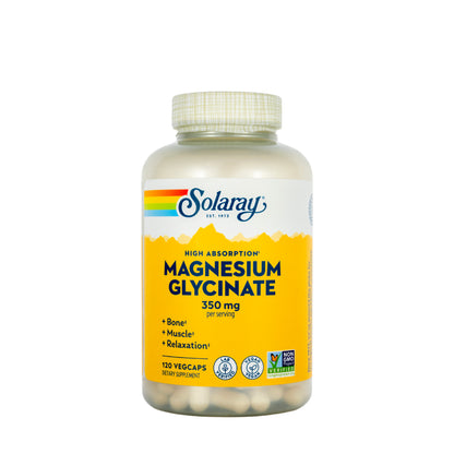 Solaray Magnesium Glycinate 350mg 120 Capsules