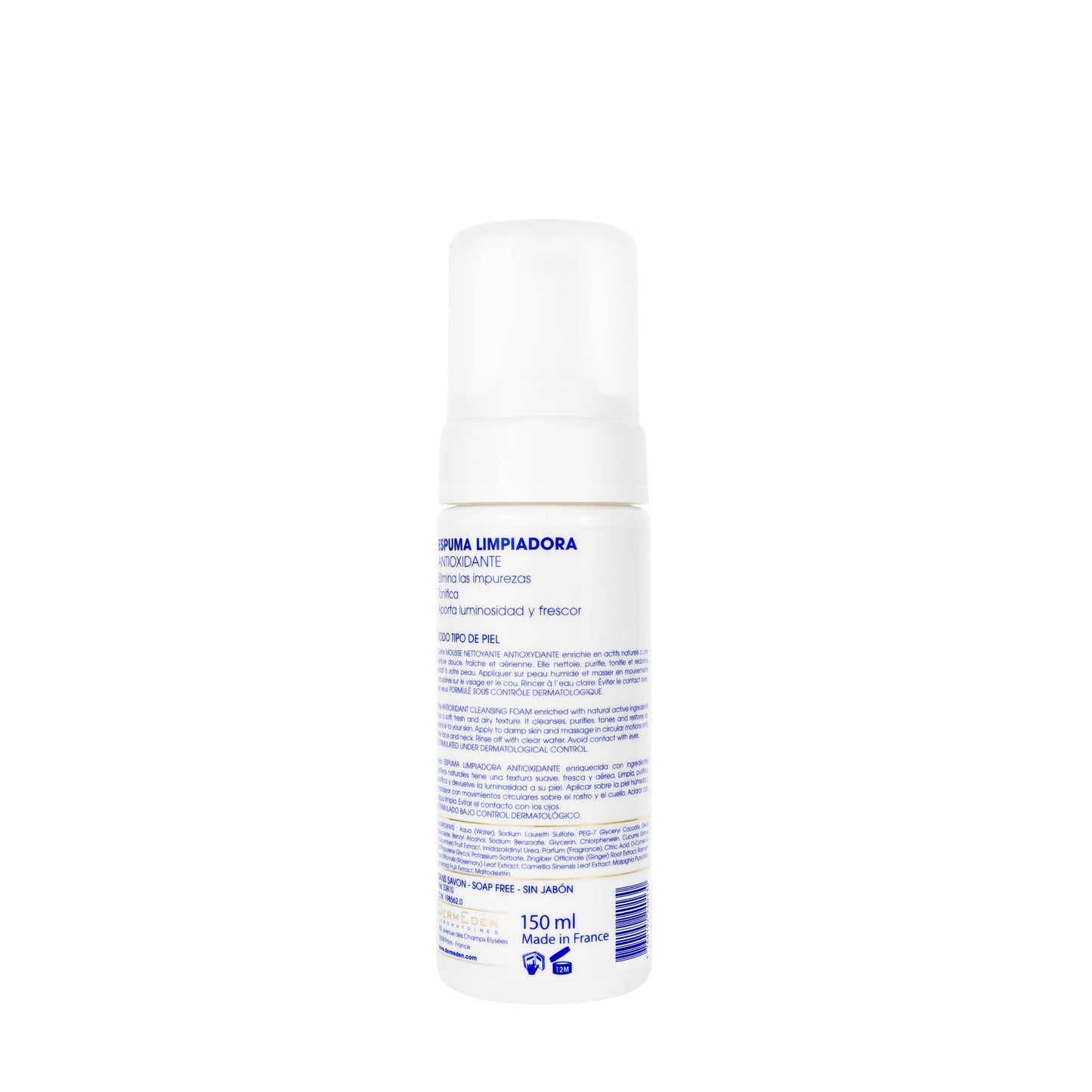 DermEden Antioxidant Cleansing Foam 150 Ml