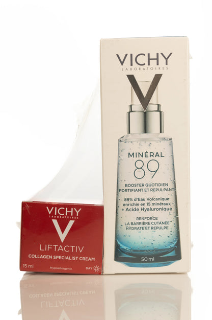 Vichy Mineral Water 89% 50Ml+Collagen Cream Offer