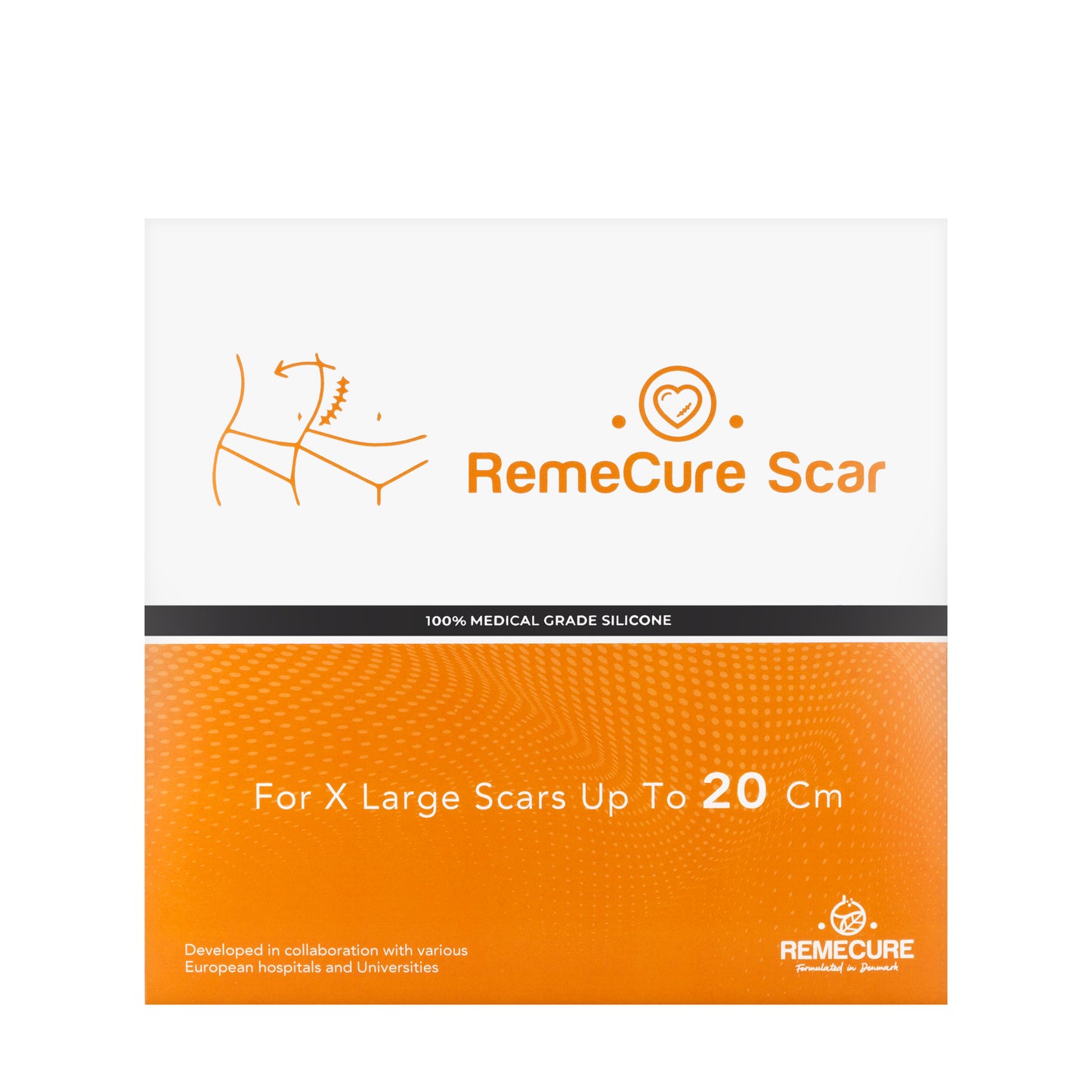 RemeCure Scar XL Silicone Gel Sheet 20 cm