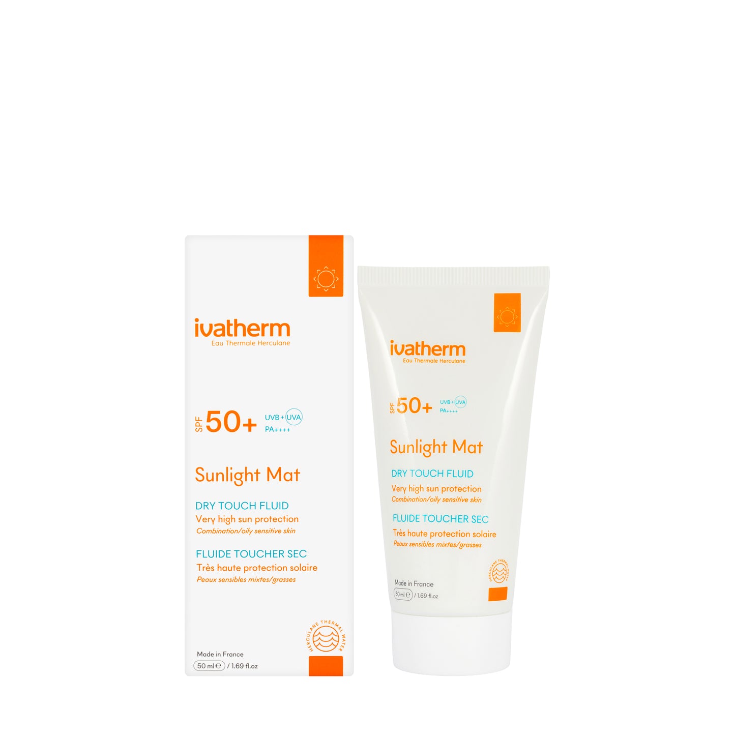 Ivatherm Spf 50+ Sunlight Mat Fluid 50 Ml