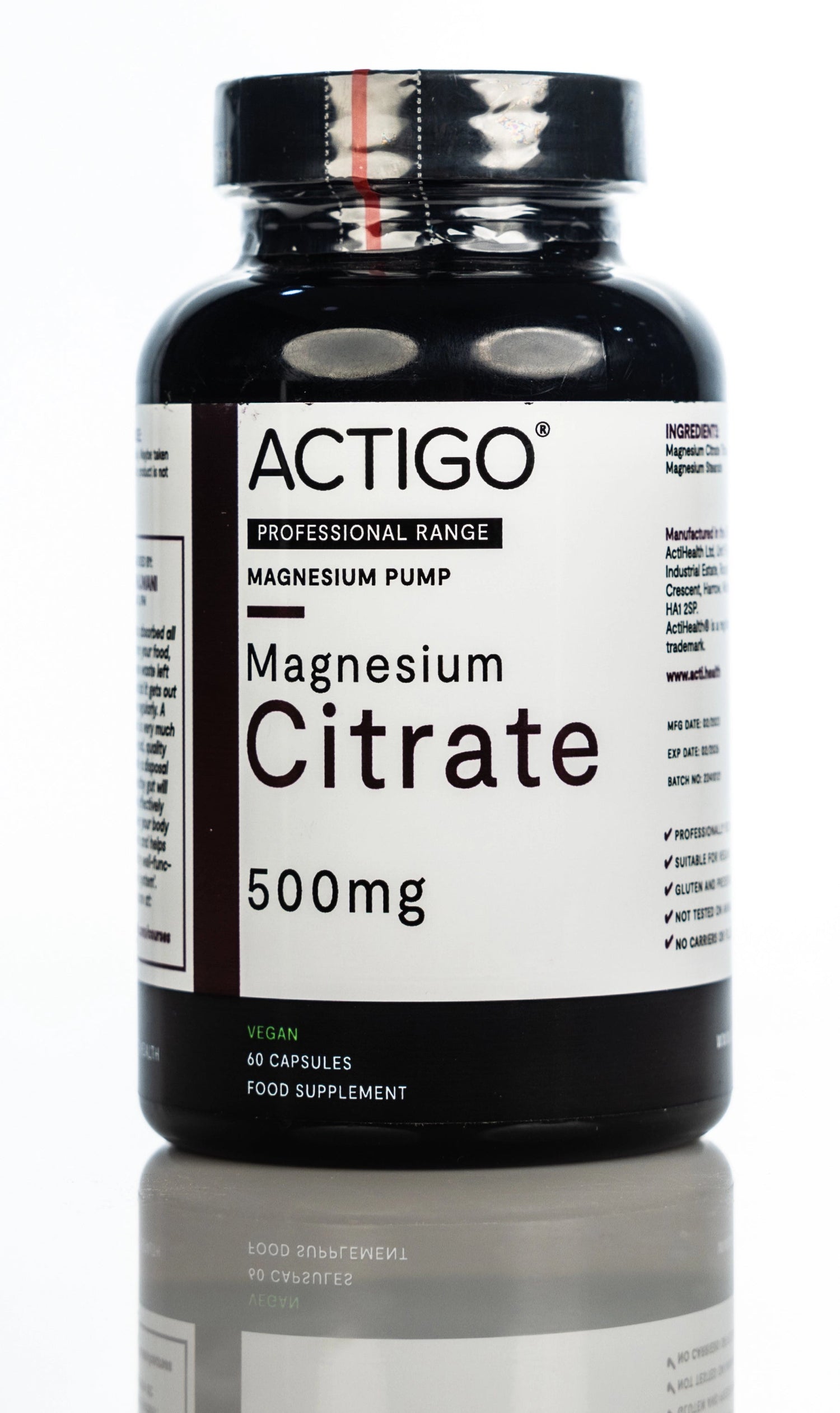 Actigo Magnesium Citrate 500mg 60 Capsule