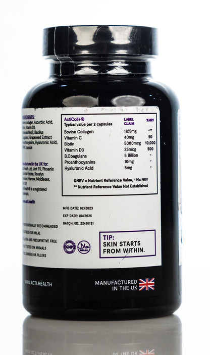 Acticoll+ Collagen 1125mg+Biotin 5000Mcg 60 Capsule