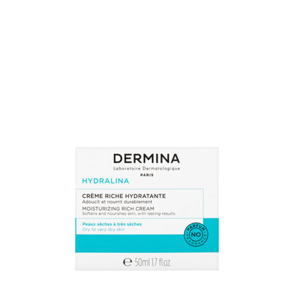 Dermina Hydralina Moisturizing Rich Cream 50 Ml