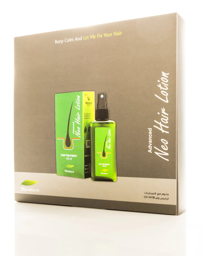 Neo Hair Lotion Green 3X120 Ml+Roller Free Offer