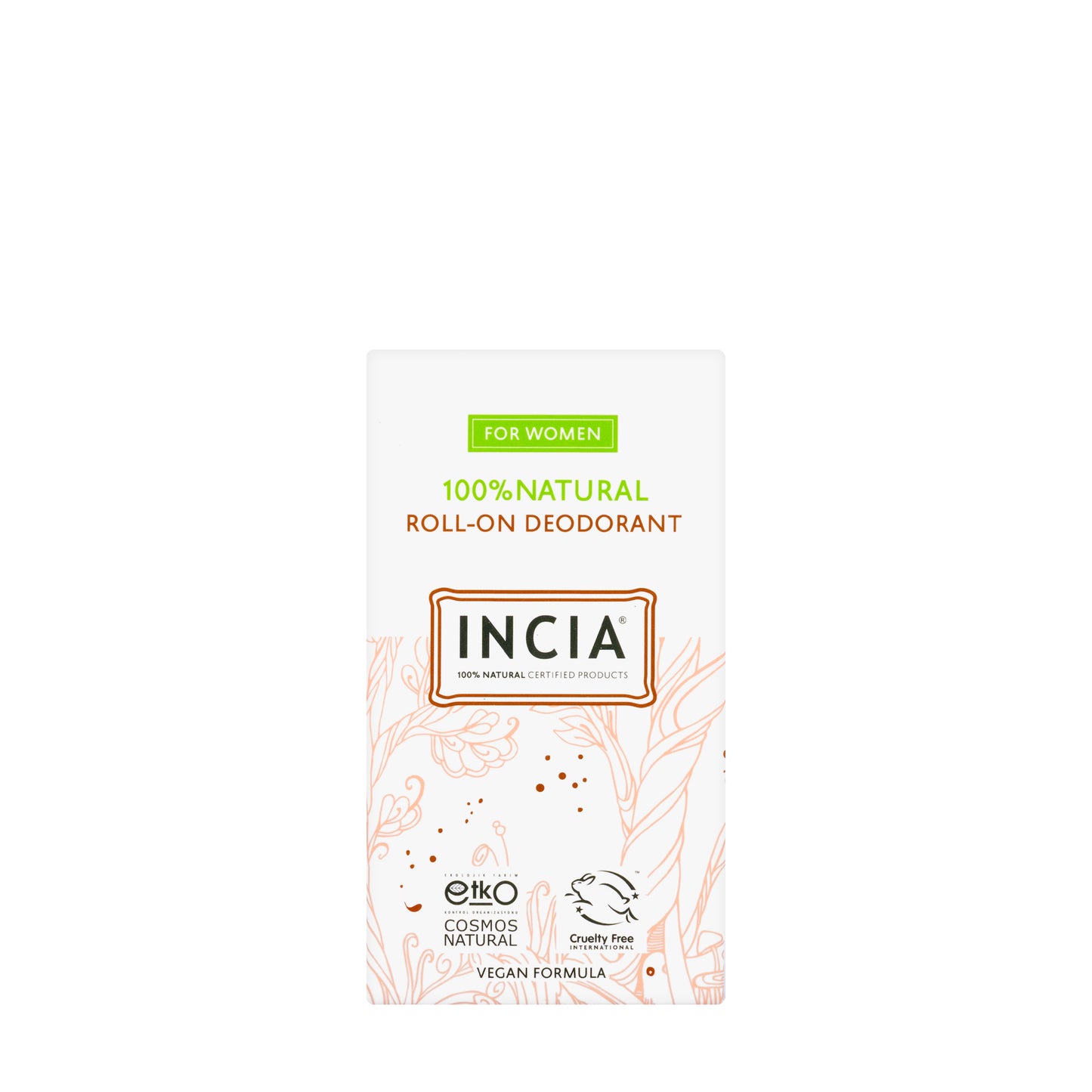 Incia Natural Deodorant Roll Women 50 Ml