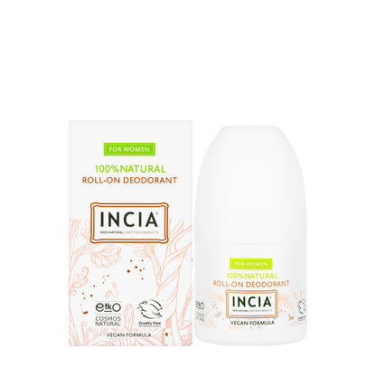 Incia Natural Deodorant Roll Women 50 Ml